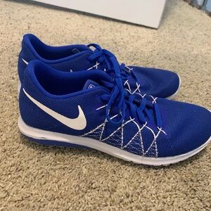 Blue Nike Tennis Shoes